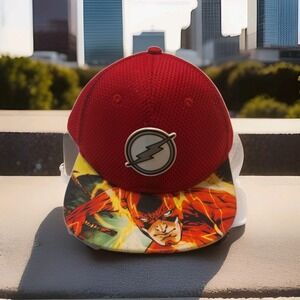 The Flash Justice League One Size Adjustable Hat Cap DC Licensed